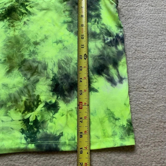 Vibe Sportswear Tank Top Women's Small Neon Yellow Black Athleisure - Picture 5 of 7